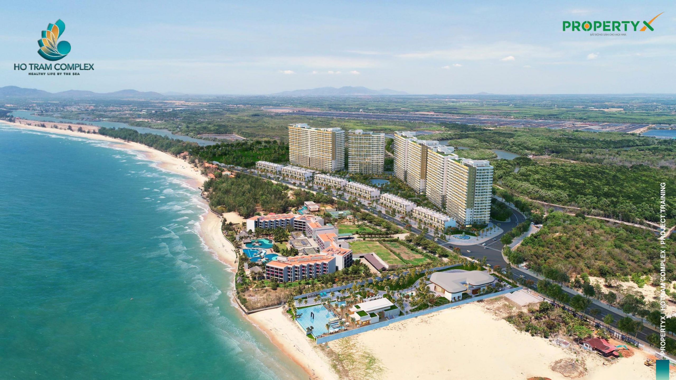 Phối cảnh tổng thể căn hộ Hồ Tràm Complex