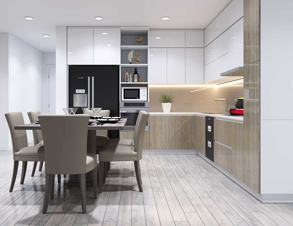 Thiết kế nội thất phòng bếp theo yêu cầu sẽ đem đến cho bạn sự thuận tiện khi nấu nướng