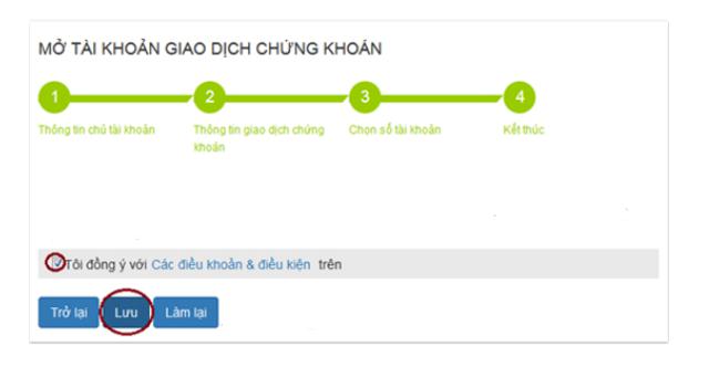 Chọn mục “Tôi đồng ý với Các điều khoản & điều kiện trên”