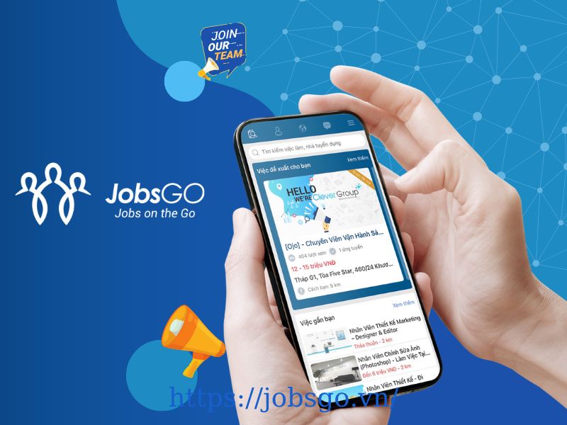 JobsGO - app tìm việc làm uy tín, hiệu quả (Nguồn: JobsGO)